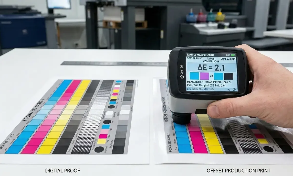 Certified Digital Proof vs Output Print